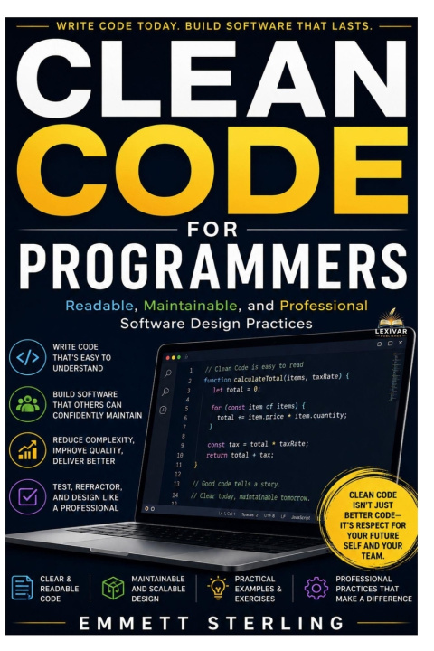 Kniha Clean Code for Programmers Emmett Sterling