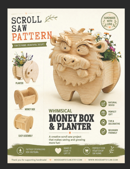 Libro Beaver Scroll Saw Pattern Woodart513 JM