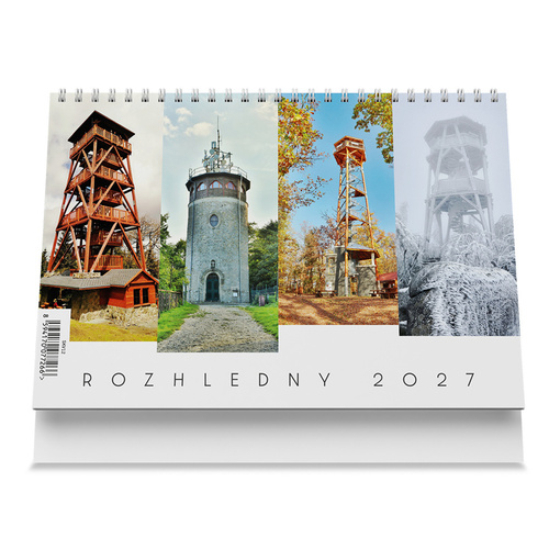 Kalendář/Diář Rozhledny 2027 - Stolní kalendář 