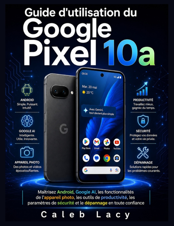 Kniha Guide d'utilisation du Google Pixel 10a Caleb Lacy