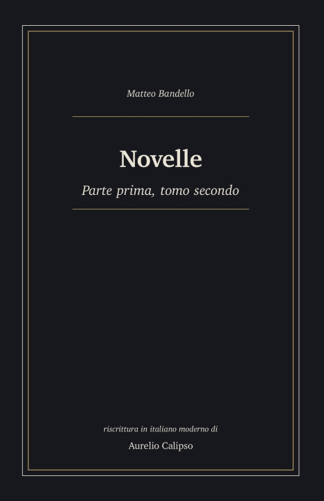 Book Novelle Matteo Bandello