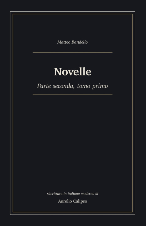 Book Novelle Matteo Bandello