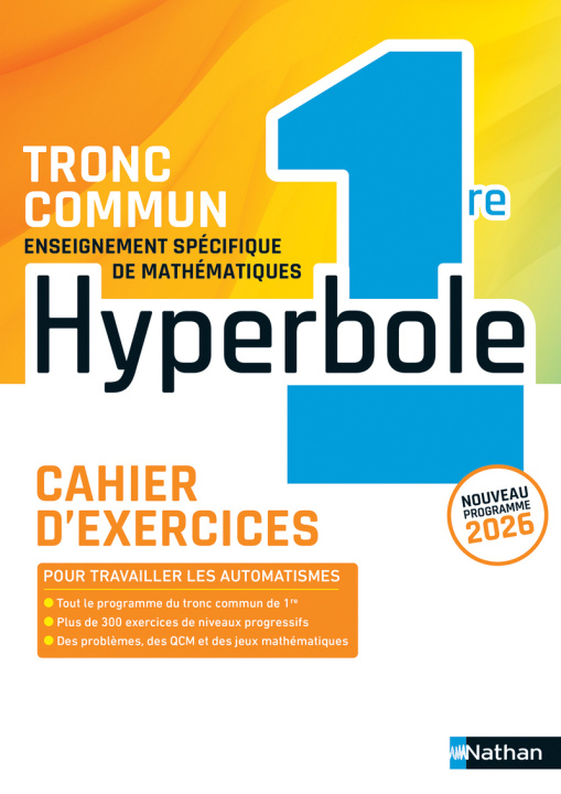 Buch Hyperbole 1ère - Cahier - 2026 Bernard Chrétien