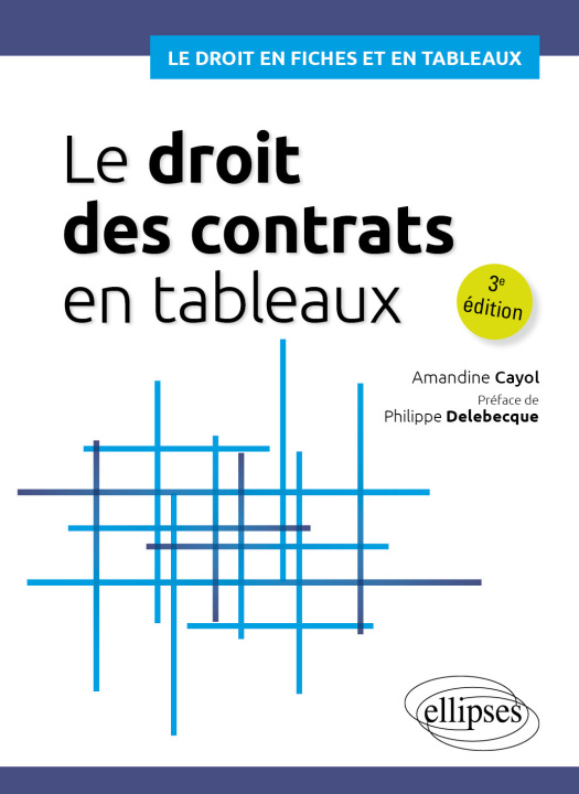 Boek Le droit des contrats en tableaux Bigot