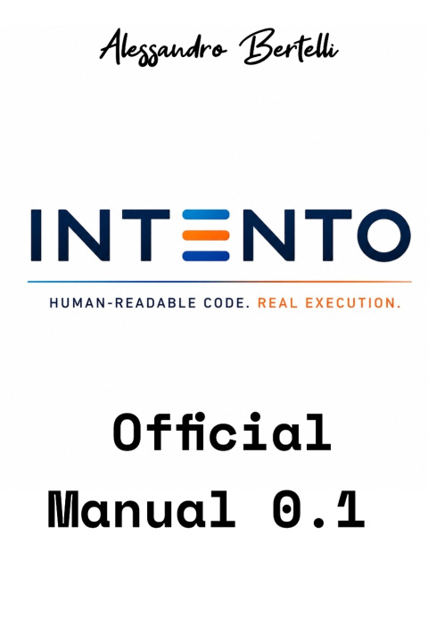 Kniha INTENTO Human - readable code. Real execution. Aurora AI