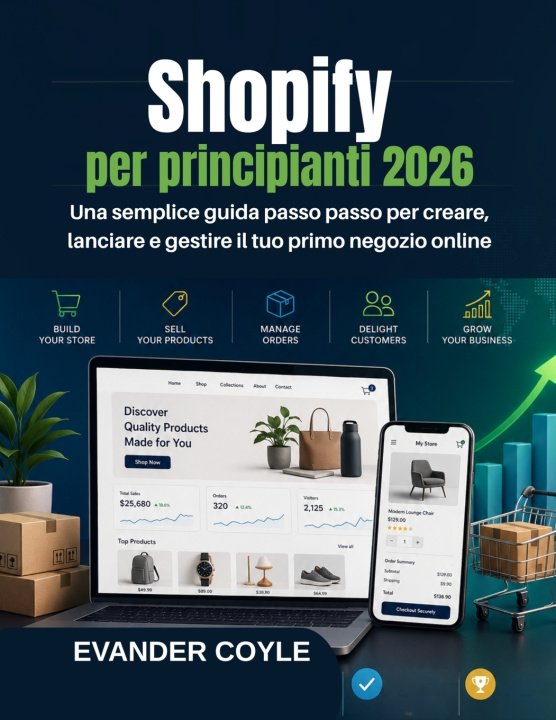 Knjiga Shopify per principianti 2026 EVANDER COYLE