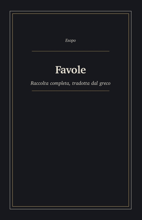Book Favole Esopo