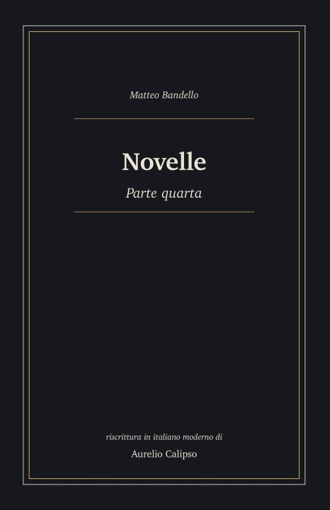 Book Novelle Matteo Bandello
