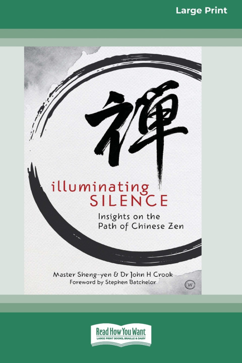 Book Illuminating Silence Master Sheng-yen Crook