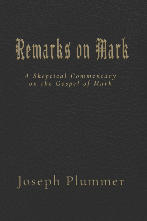 Buch Remarks on Mark Joseph Plummer