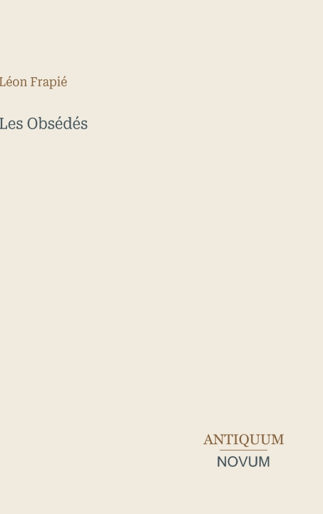 Buch Les Obsédés Léon Frapié