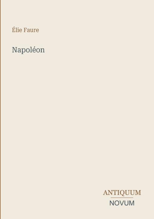 Book Napoléon Élie Faure