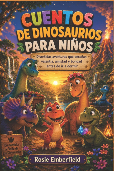 Könyv CUENTOS DE DINOSAURIOS PARA NIÑOS Rosie Emberfield
