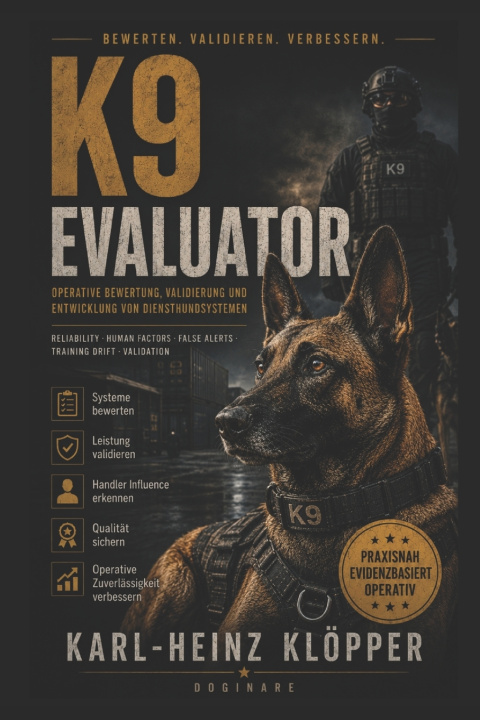 Carte K9 EVALUATOR Karl-Heinz Klöpper