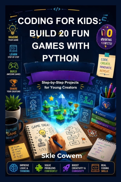 Carte CODING FOR KIDS Skle Cowem