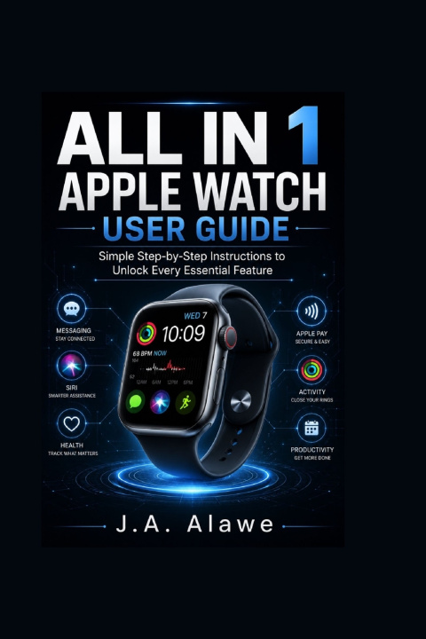Kniha All in 1 apple watch user guide J.A Alawe