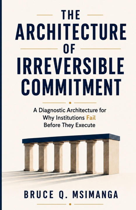 Carte The Architecture of Irreversible Commitment Bruce Msimanga