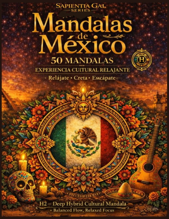 Libro MANDALAS DE MÉXICO 50 MANDALAS Jesus Benjamin Santa Rodriguez