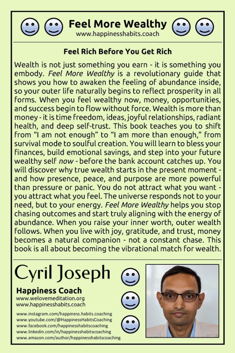 Книга Feel More Wealthy Cyril Joseph