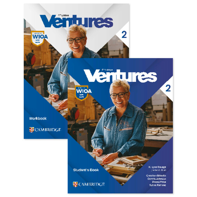 Knjiga Ventures Level 2 Student's Book and Workbook Gretchen Bitterlin