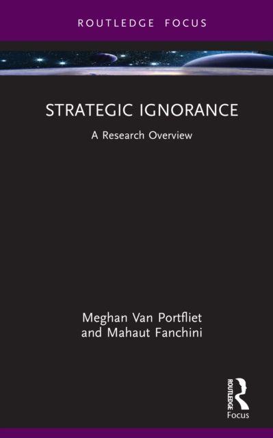 Libro Strategic Ignorance Meghan van Portfliet