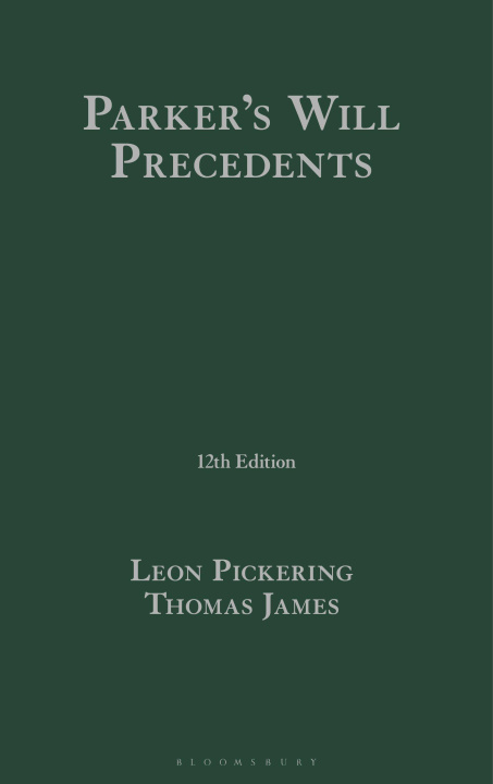 Książka Parker's Will Precedents Thomas James