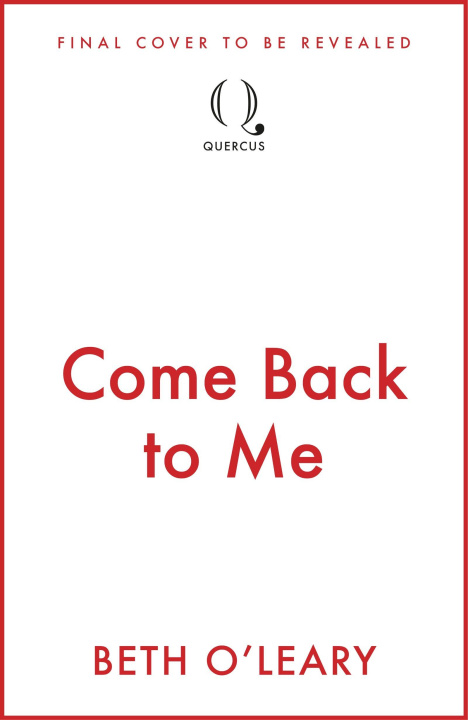 Βιβλίο Come Back to Me 
