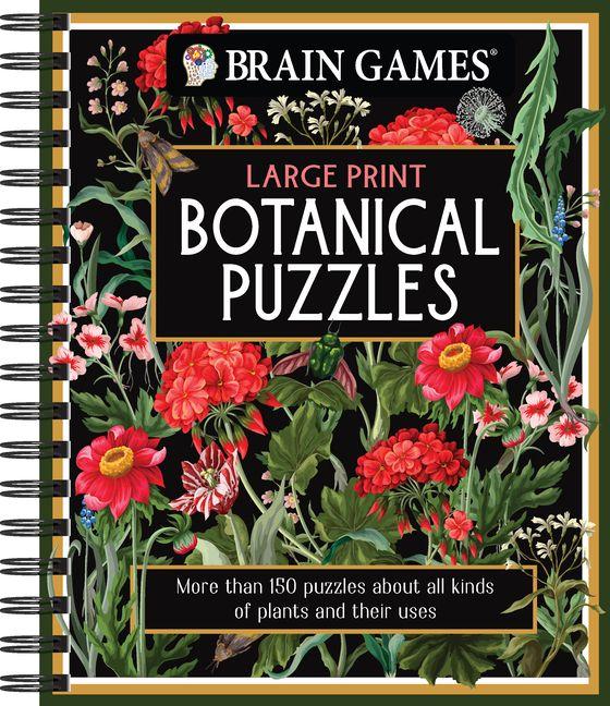 Książka Brain Games - Large Print Botanical Puzzles Brain Games