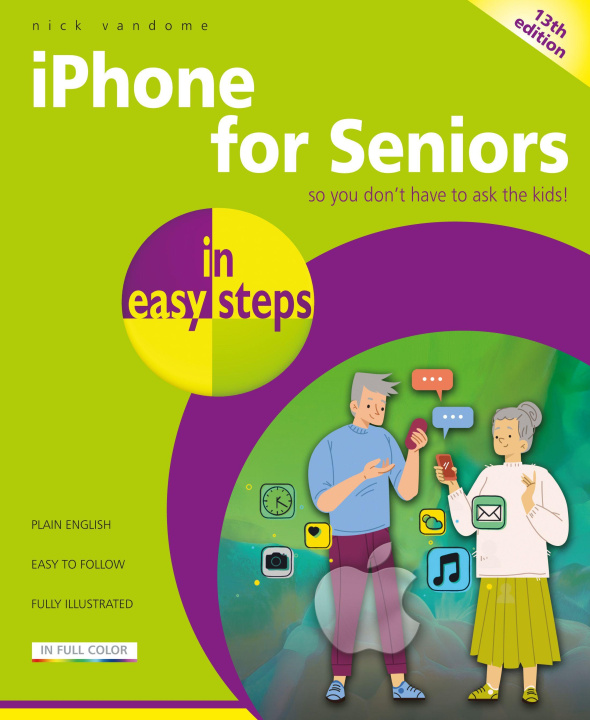 Książka iPhone for Seniors in easy steps Nick Vandome