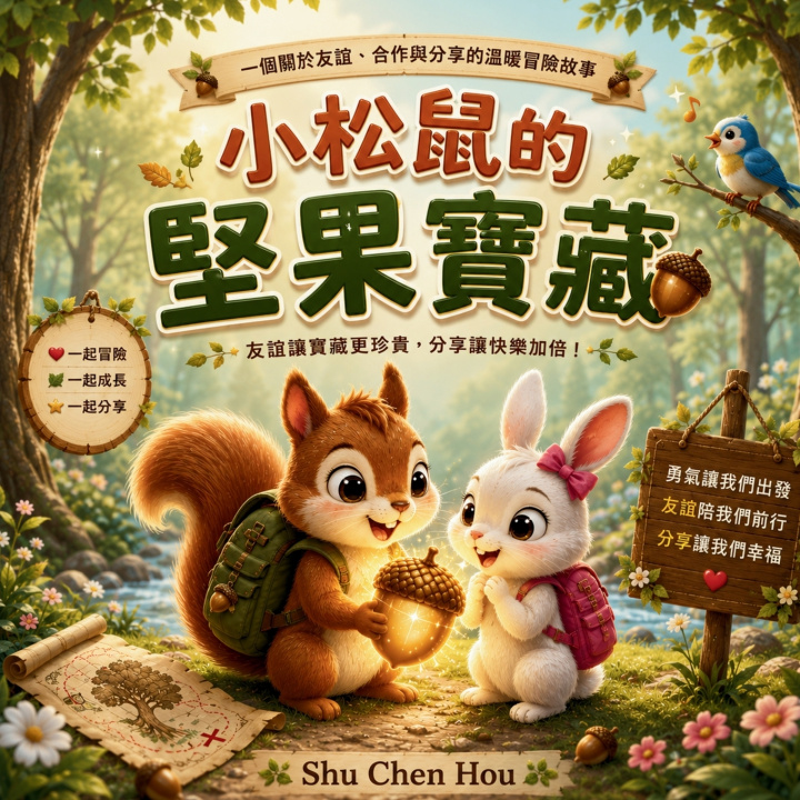 Libro 小松鼠的堅果寶藏 Shu Chen Hou