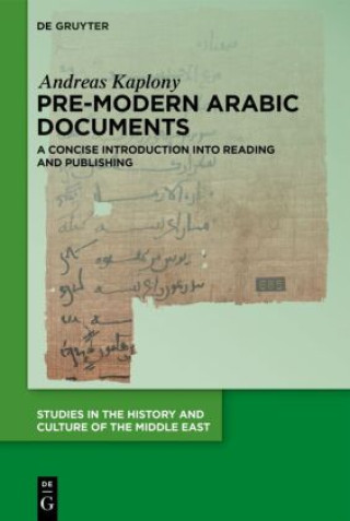 Książka Pre-Modern Arabic Documents Andreas Kaplony