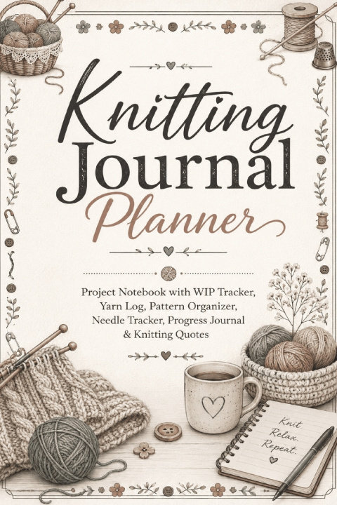 Książka Knitting Journal Planner Inge Baum