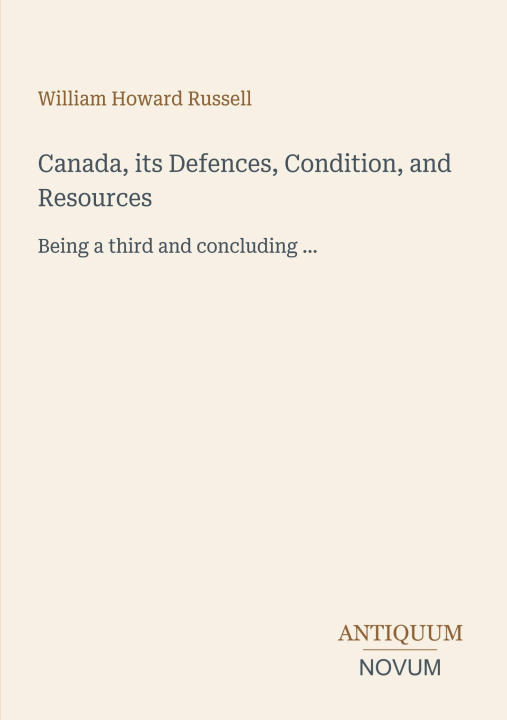 Libro Canada, its Defences, Condition, and Resources 
