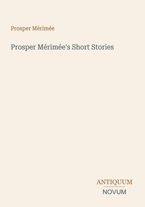 Buch Prosper Mérimée's Short Stories 