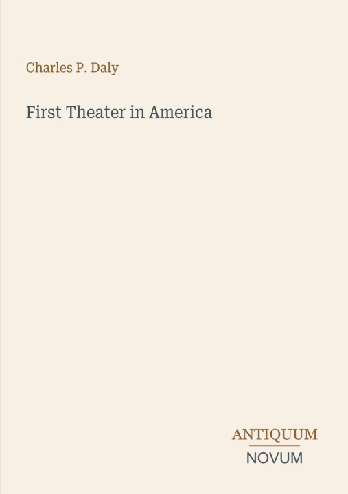 Buch First Theater in America 