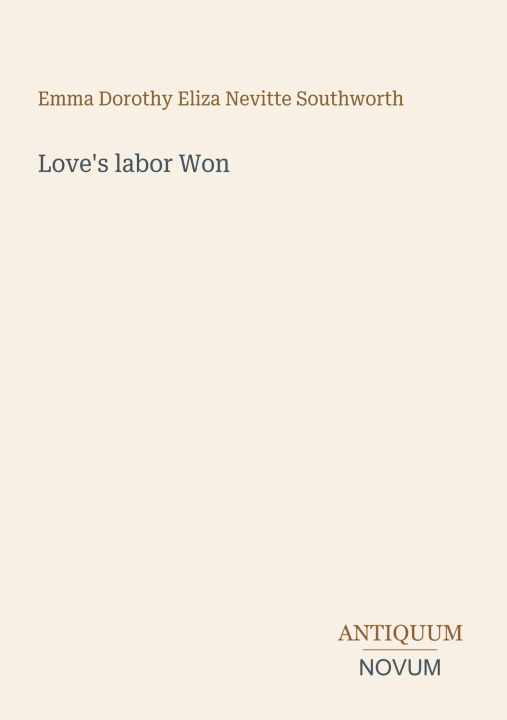 Książka Love's labor Won 