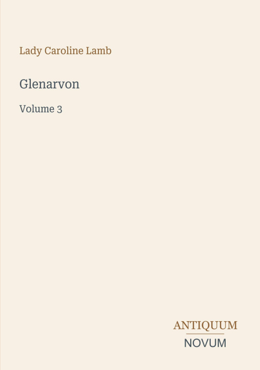 Kniha Glenarvon 