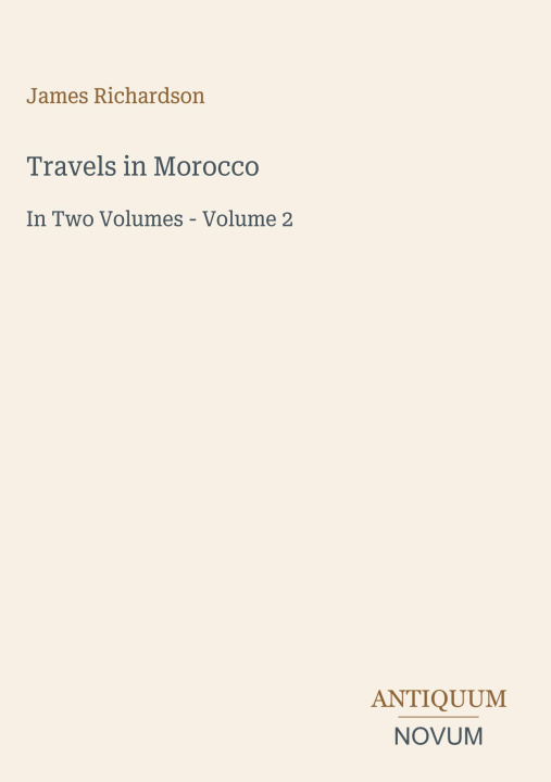 Książka Travels in Morocco 