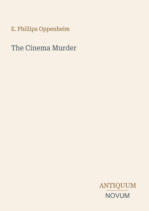 Book The Cinema Murder 