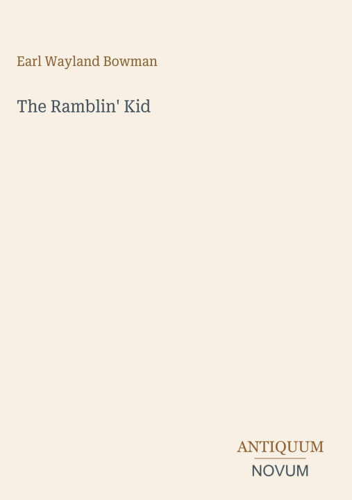 Książka The Ramblin' Kid 