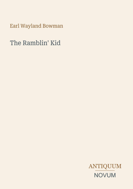 Książka The Ramblin' Kid 