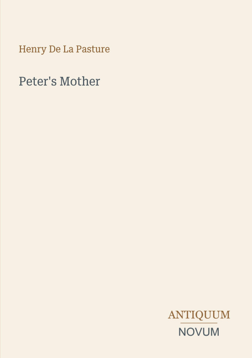 Libro Peter's Mother 