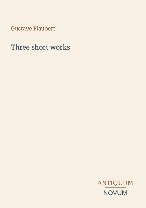Libro Three short works 