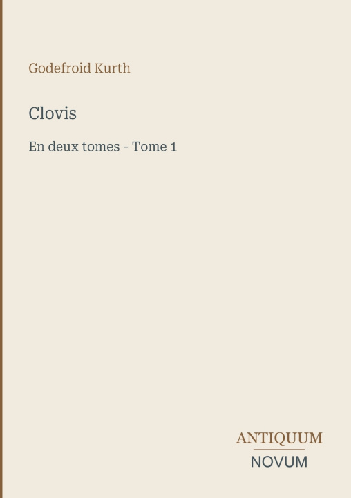 Βιβλίο Clovis Godefroid Kurth