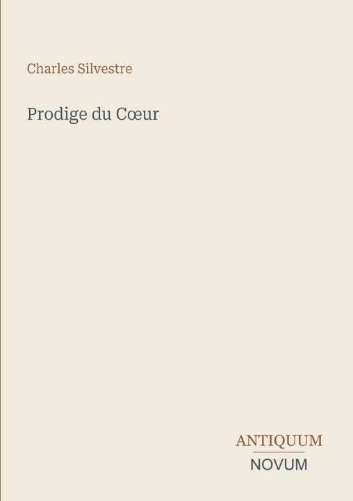 Libro Prodige du Cœur Charles Silvestre