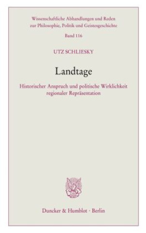 Boek Landtage Utz Schliesky