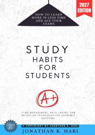 Książka Study Habits for Students: Jonathan K. Hari