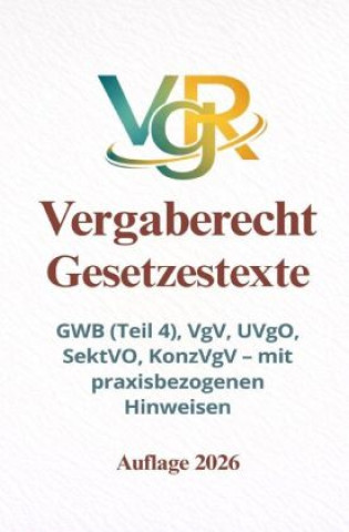 Buch Vergaberecht Gesetzestexte Markus Hensel