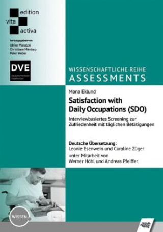Libro Satisfaction with Daily Occupations (SDO) Mona Eklund