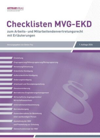 Buch Checklisten MVG-EKD Detlev Fey